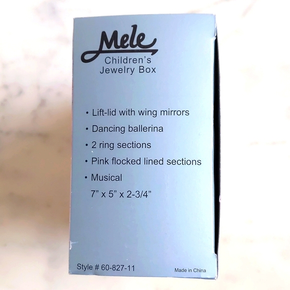 NWT. Mele&Co Girl's Jewelry and musical box with dancing ballerina - Picture 8 of 8